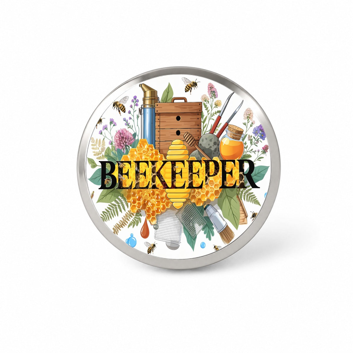 Beekeeper Novelty Hat Backpack Lapel Pin