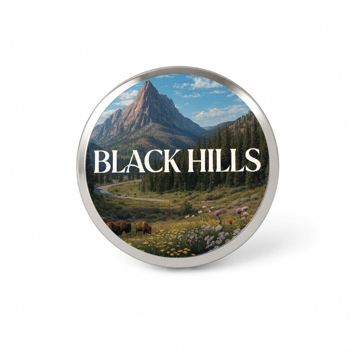Black Hills South Dakota Travel Novelty Hat Backpack Lapel Pin