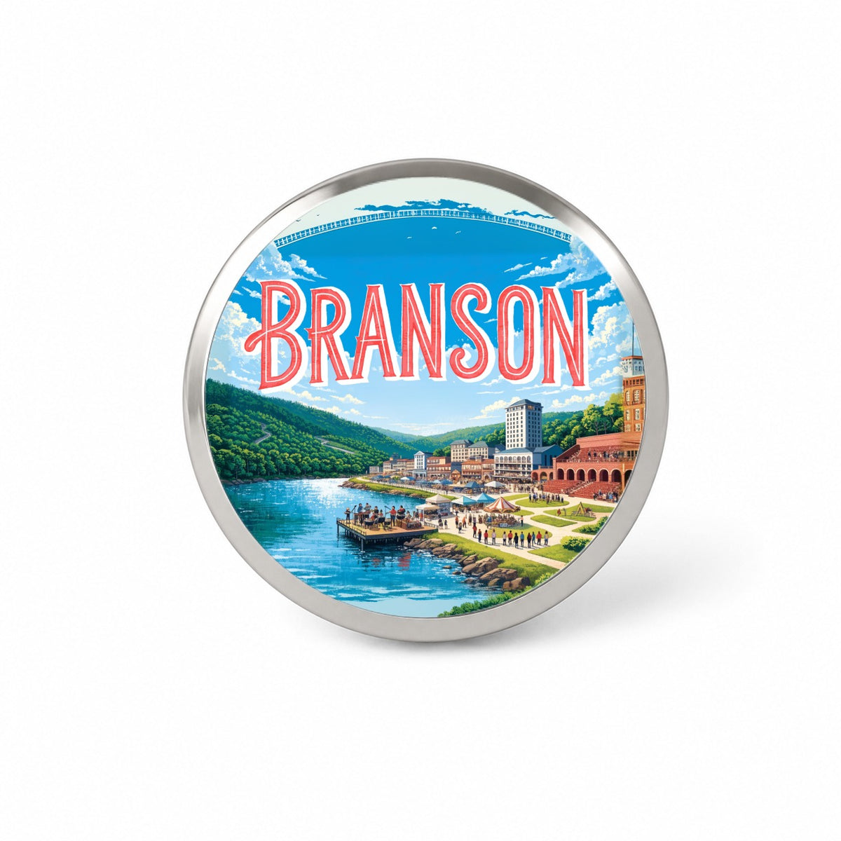 Branson Missouri Travel Novelty Hat Backpack Lapel Pin