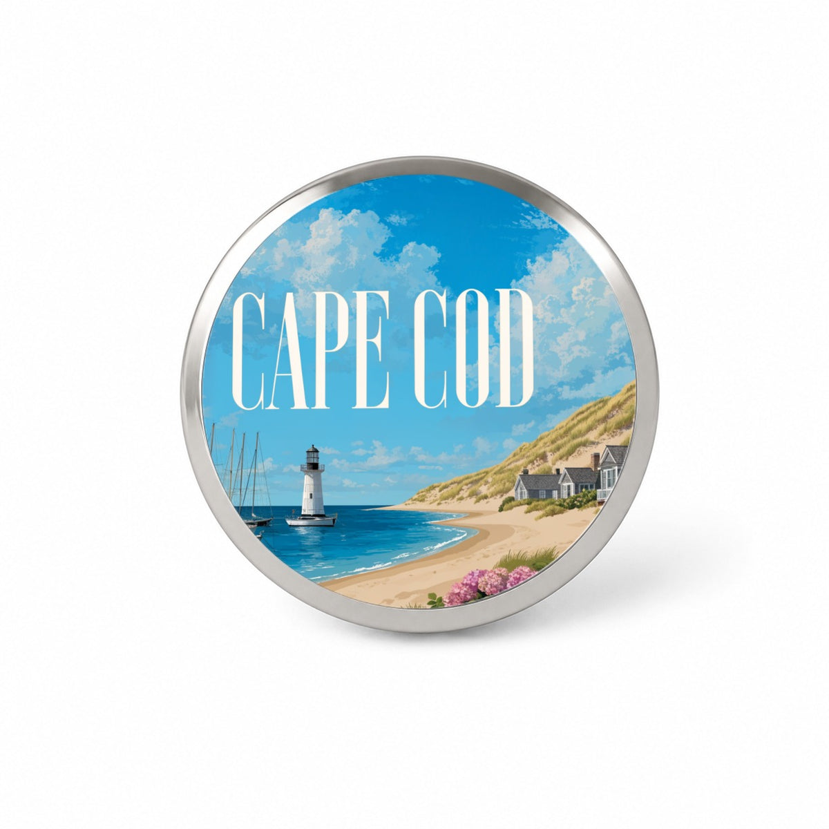 Cape Cod Massachusetts Travel Novelty Hat Backpack Lapel Pin
