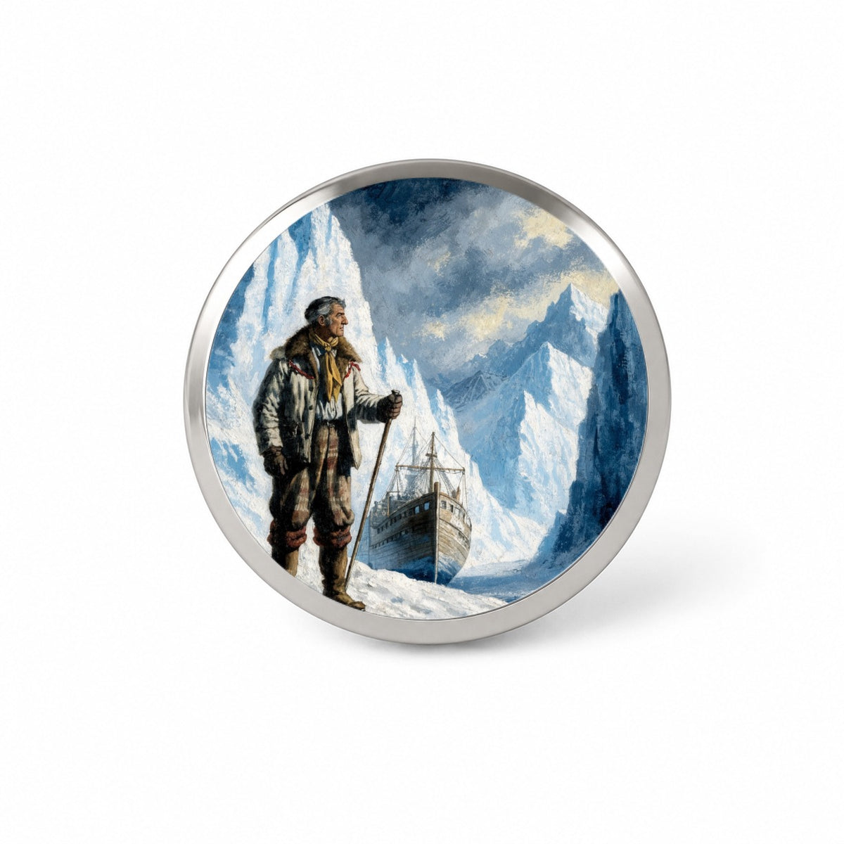 Ernest Shackleton Explorer Novelty Hat Backpack Lapel Pin