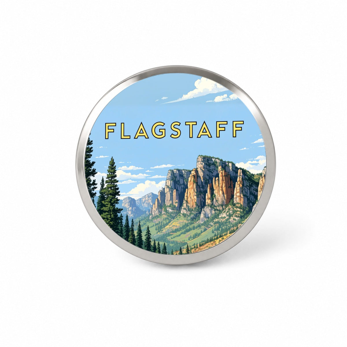 Flagstaff Arizona Travel Novelty Hat Backpack Lapel Pin