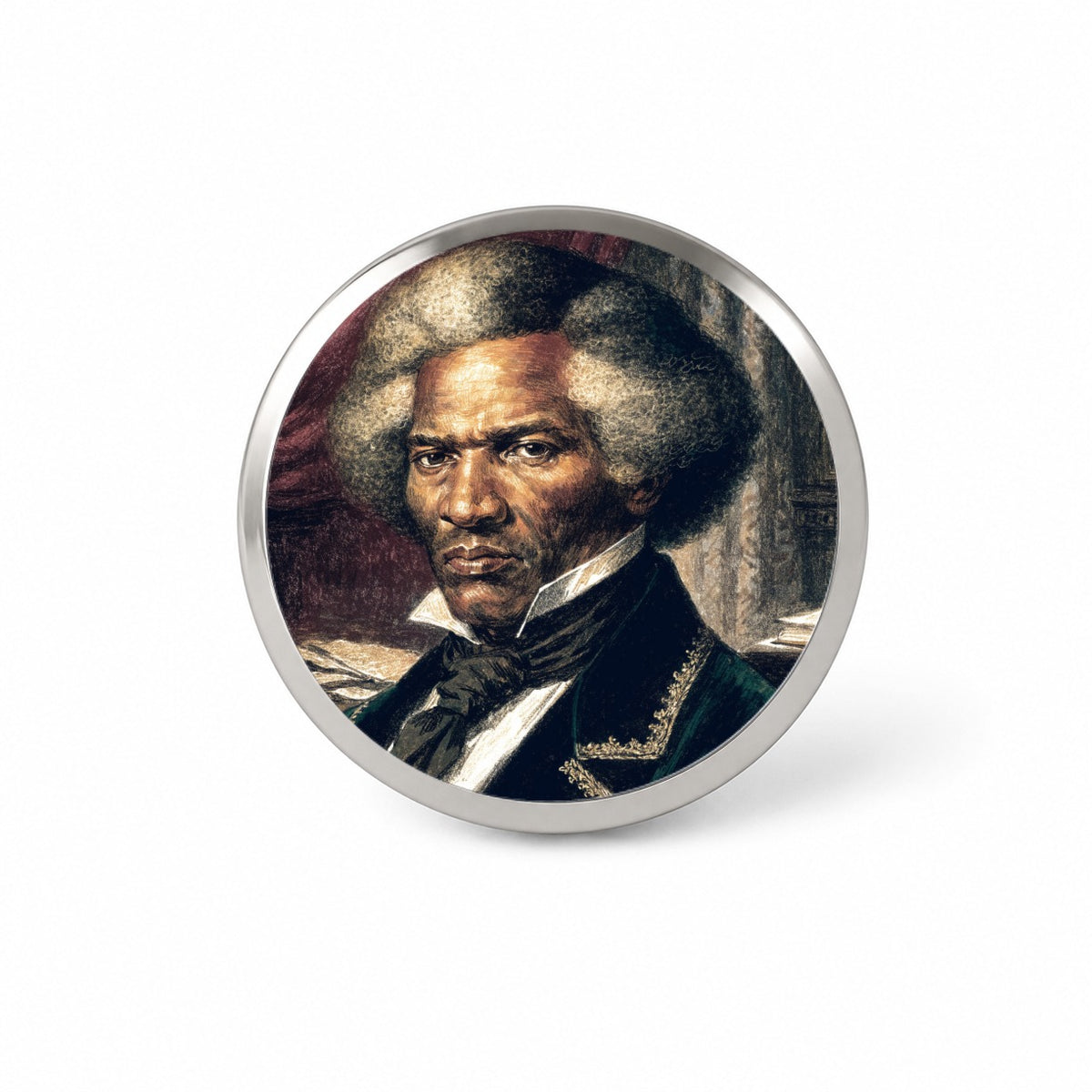 Frederick Douglass Abolitionist Novelty Hat Backpack Lapel Pin