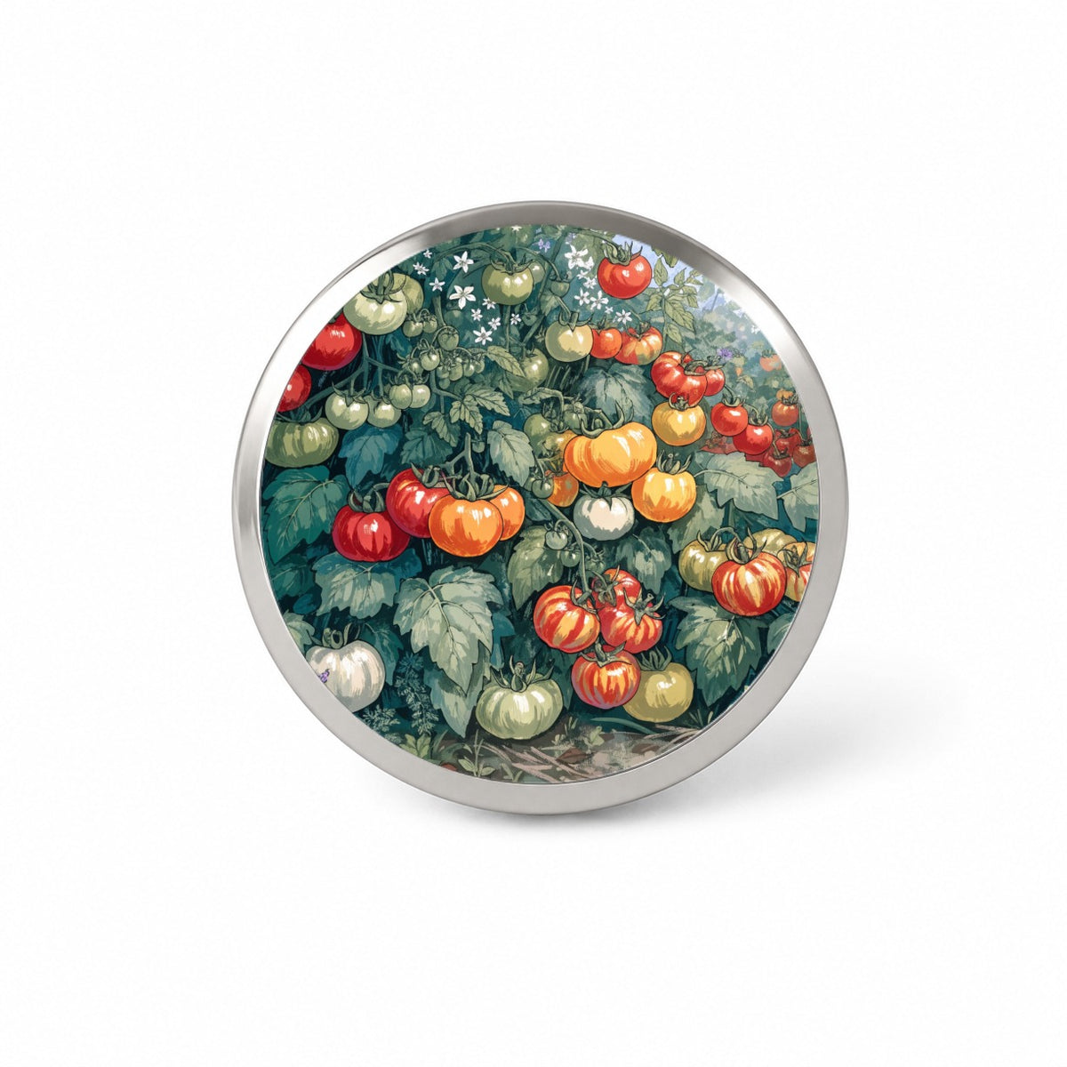 Heirloom Tomato Garden Novelty Hat Backpack Lapel Pin