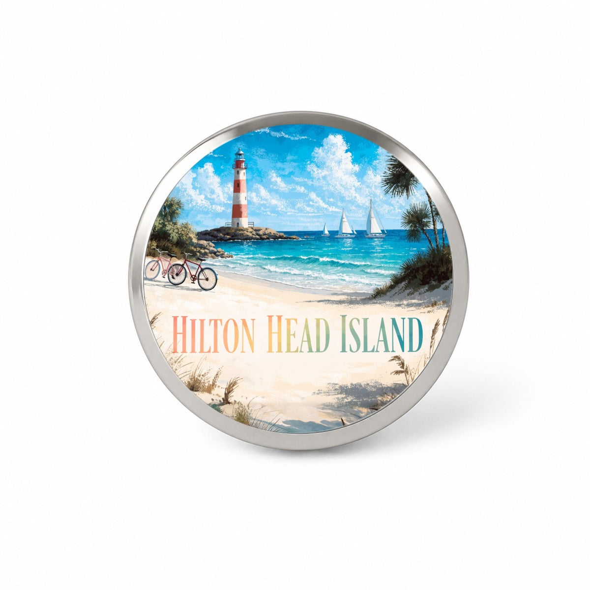 Hilton Head Island South Carolina Travel Novelty Hat Backpack Lapel Pin