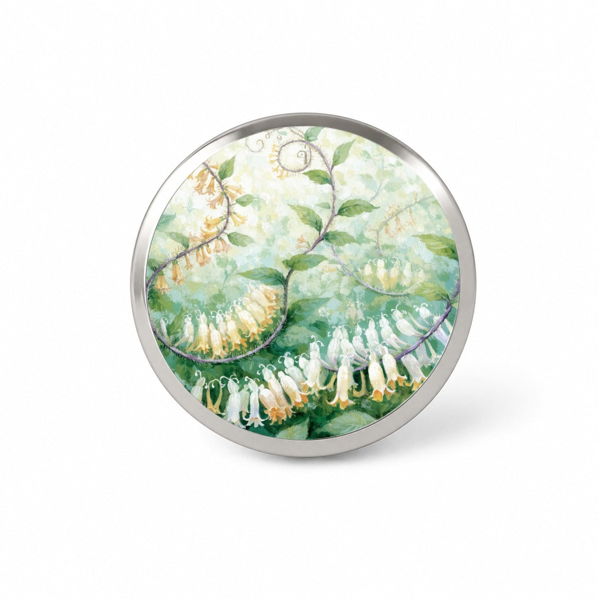 Honeysuckle Flowering Vine Novelty Hat Backpack Lapel Pin