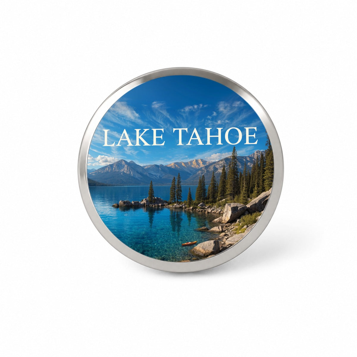 Lake Tahoe California Nevada Travel Novelty Hat Backpack Lapel Pin
