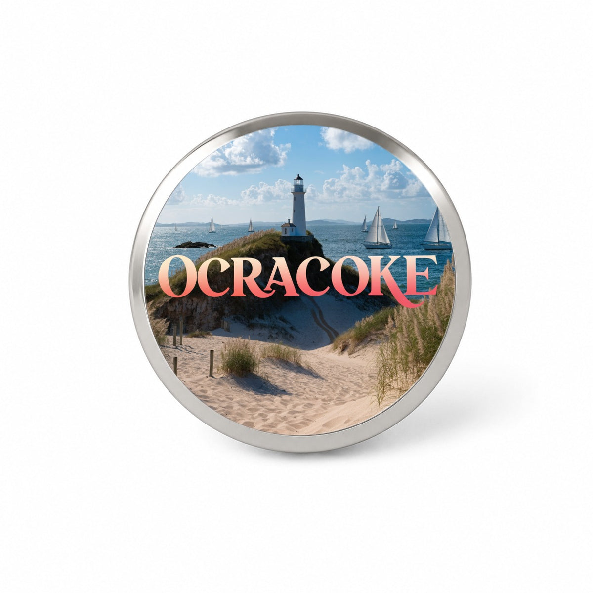 Ocracoke North Carolina Travel Novelty Hat Backpack Lapel Pin