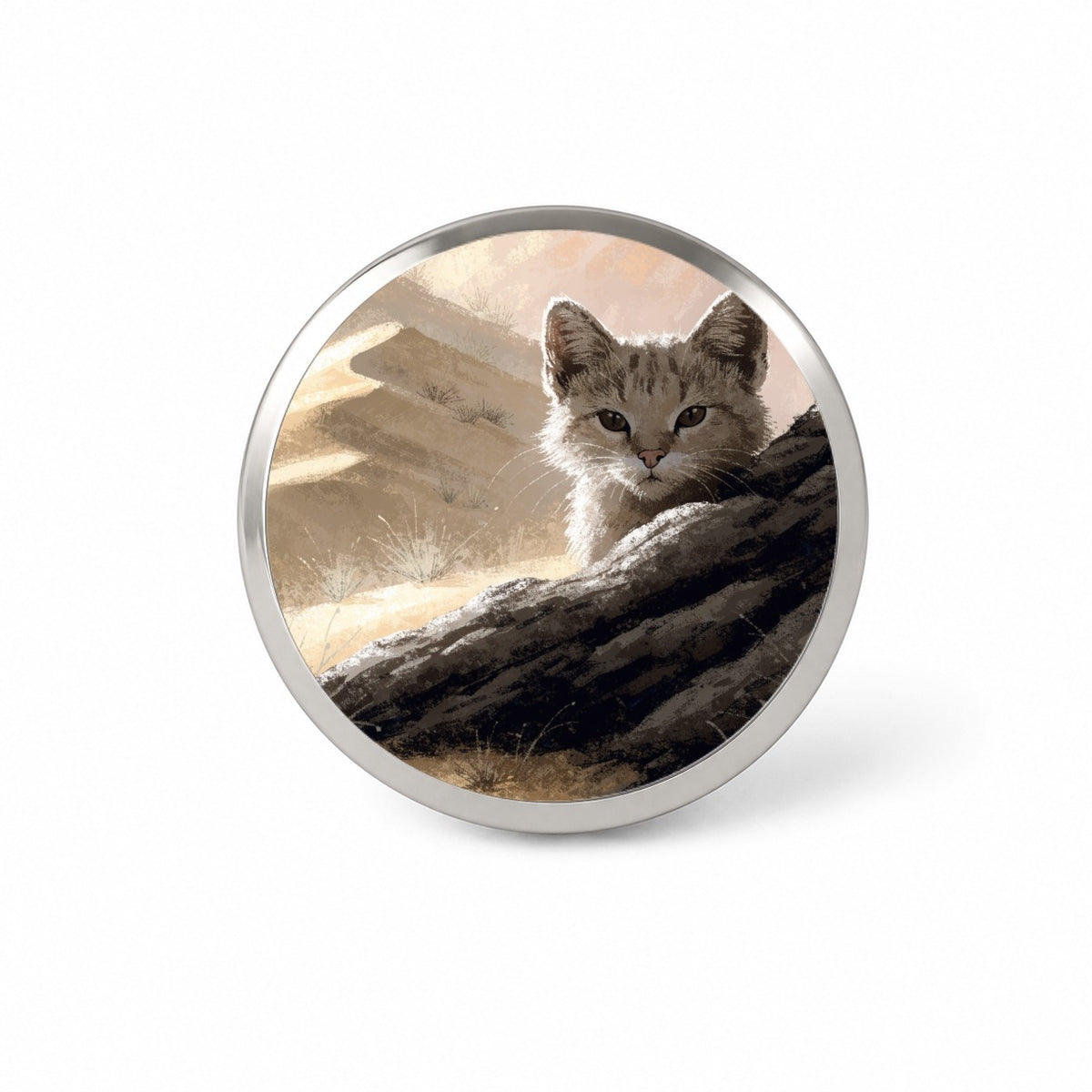 Sand Cat Desert Novelty Hat Backpack Lapel Pin