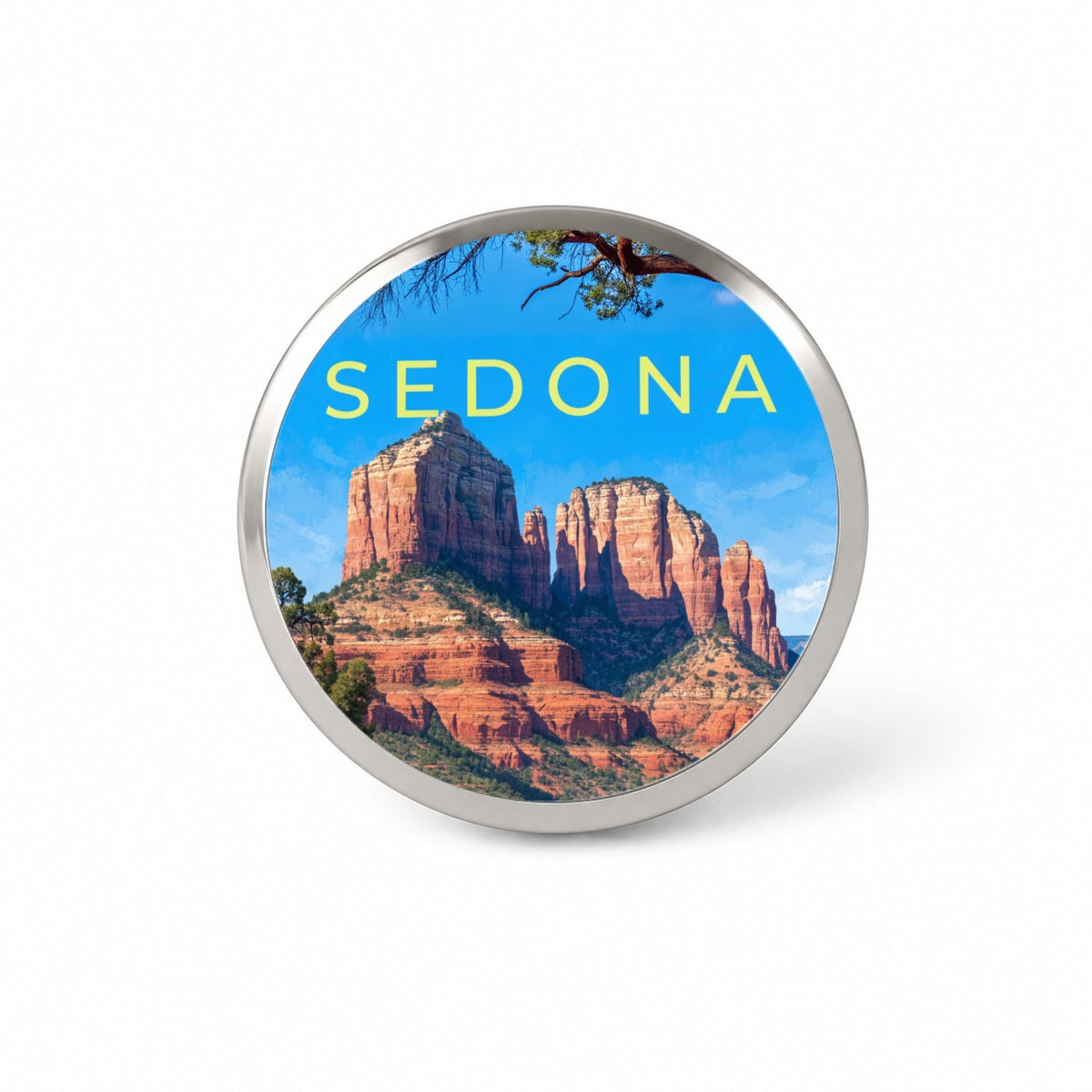 Sedona Arizona Travel Novelty Hat Backpack Lapel Pin