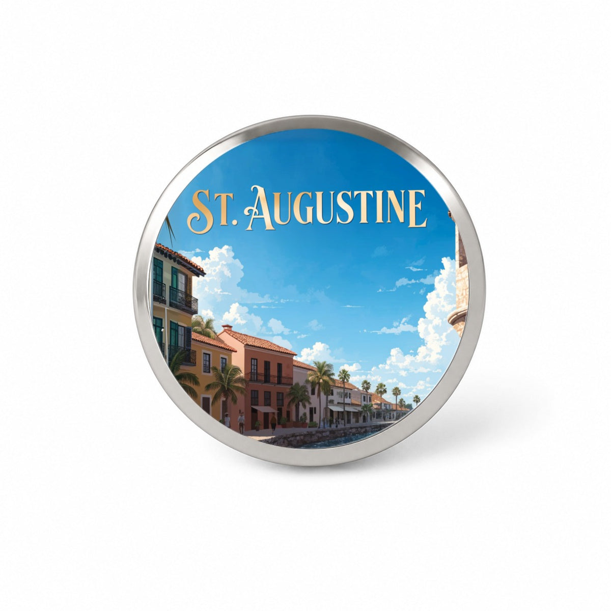 St Augustine Florida Travel Novelty Hat Backpack Lapel Pin