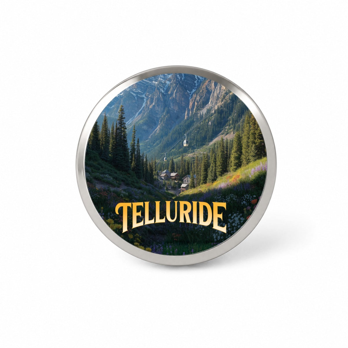 Telluride Colorado Travel Novelty Hat Backpack Lapel Pin