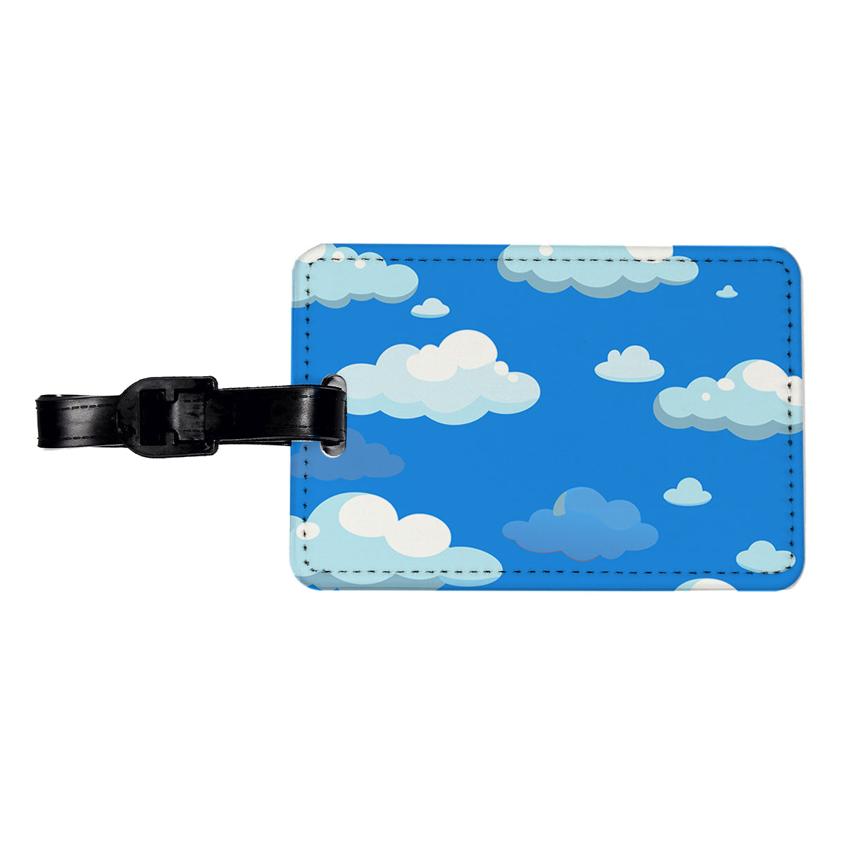 Clouds in the Sky Travel Faux Leather Luggage Tag