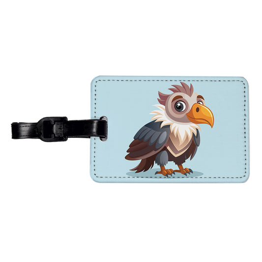 Condor Bird Cute Travel Faux Leather Luggage Tag