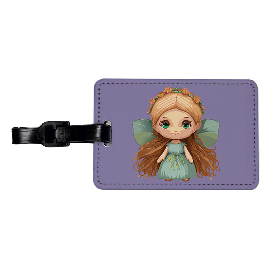 Fairy Cottagecore Pixie Travel Faux Leather Luggage Tag