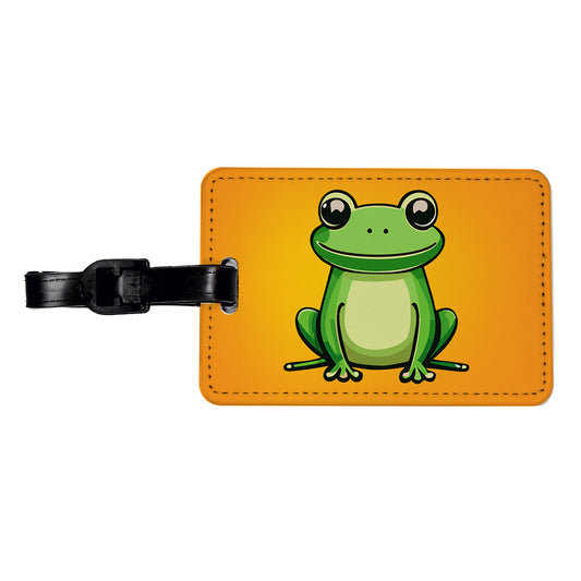Frog Sweet Travel Faux Leather Luggage Tag