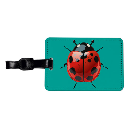 Ladybug Pretty Travel Faux Leather Luggage Tag