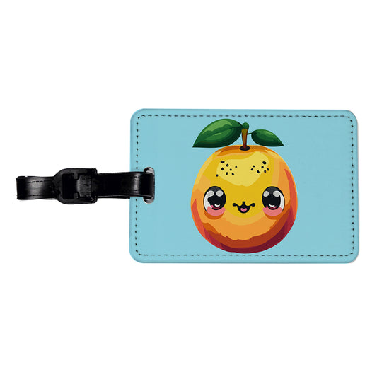 Mango Fruit Kawaii Travel Faux Leather Luggage Tag