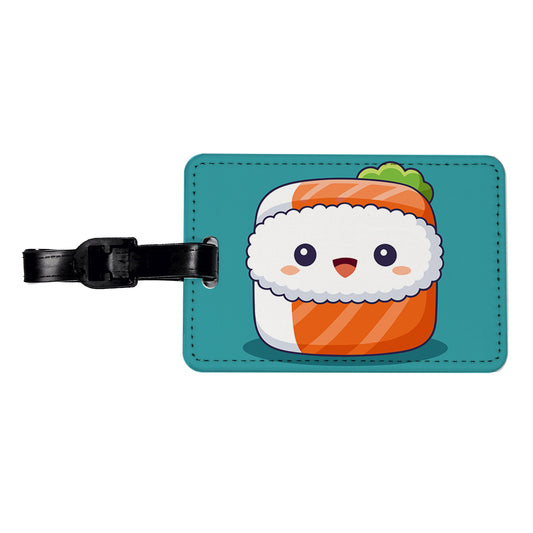 Sushi Food Cute Travel Faux Leather Luggage Tag