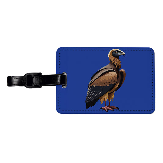 Vulture Bird of Prey Travel Faux Leather Luggage Tag