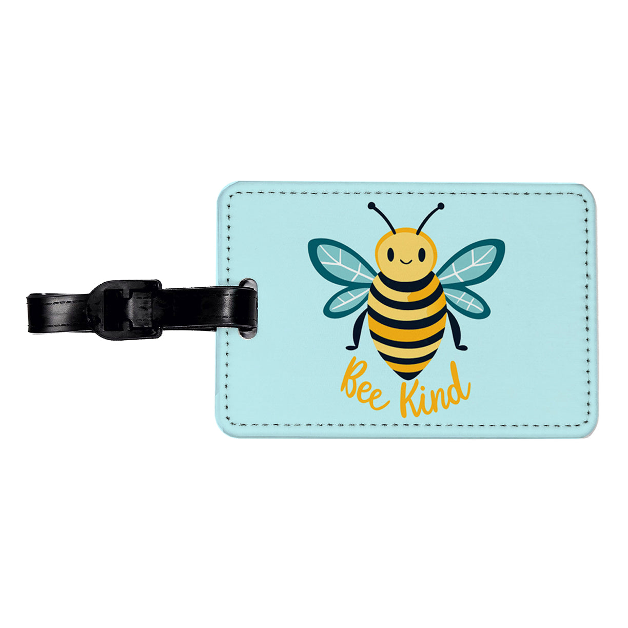 Bee Be Kind Cute Sweet Travel Faux Leather Luggage Tag