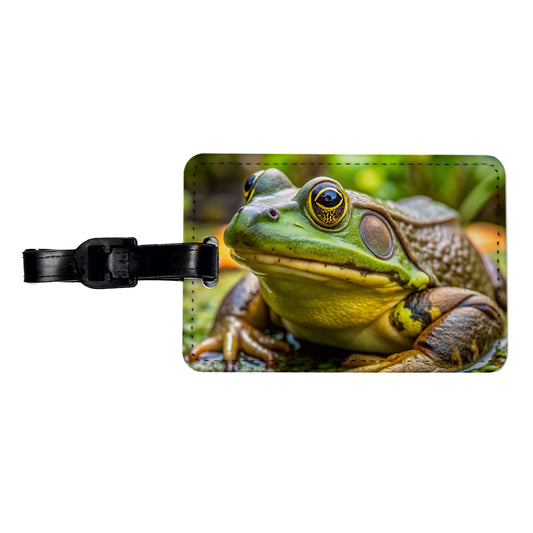 American Bullfrog Travel Faux Leather Luggage Tag