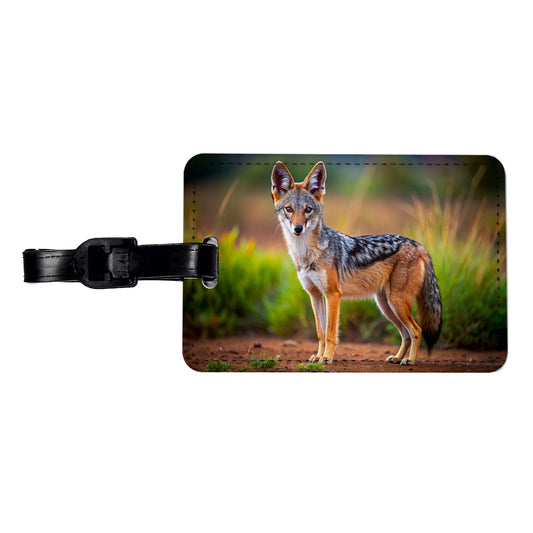 Jackal Travel Faux Leather Luggage Tag