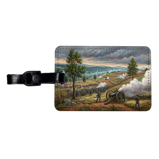 The Civil War Gettysburg Travel Faux Leather Luggage Tag