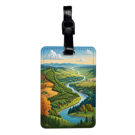 Missouri State Beautiful Scene Travel Faux Leather Luggage Tag