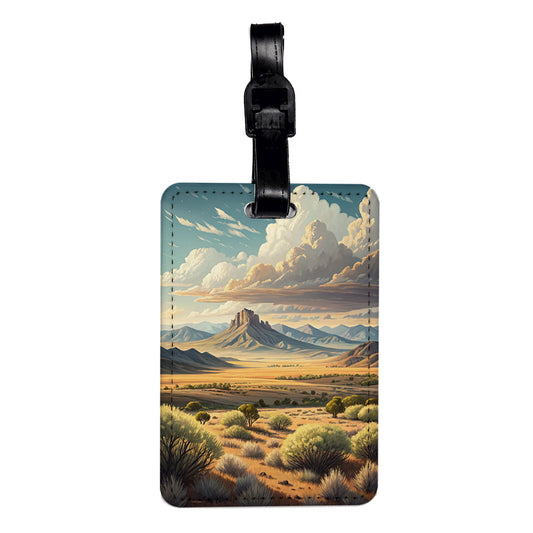 New Mexico State Beautiful Scene Travel Faux Leather Luggage Tag