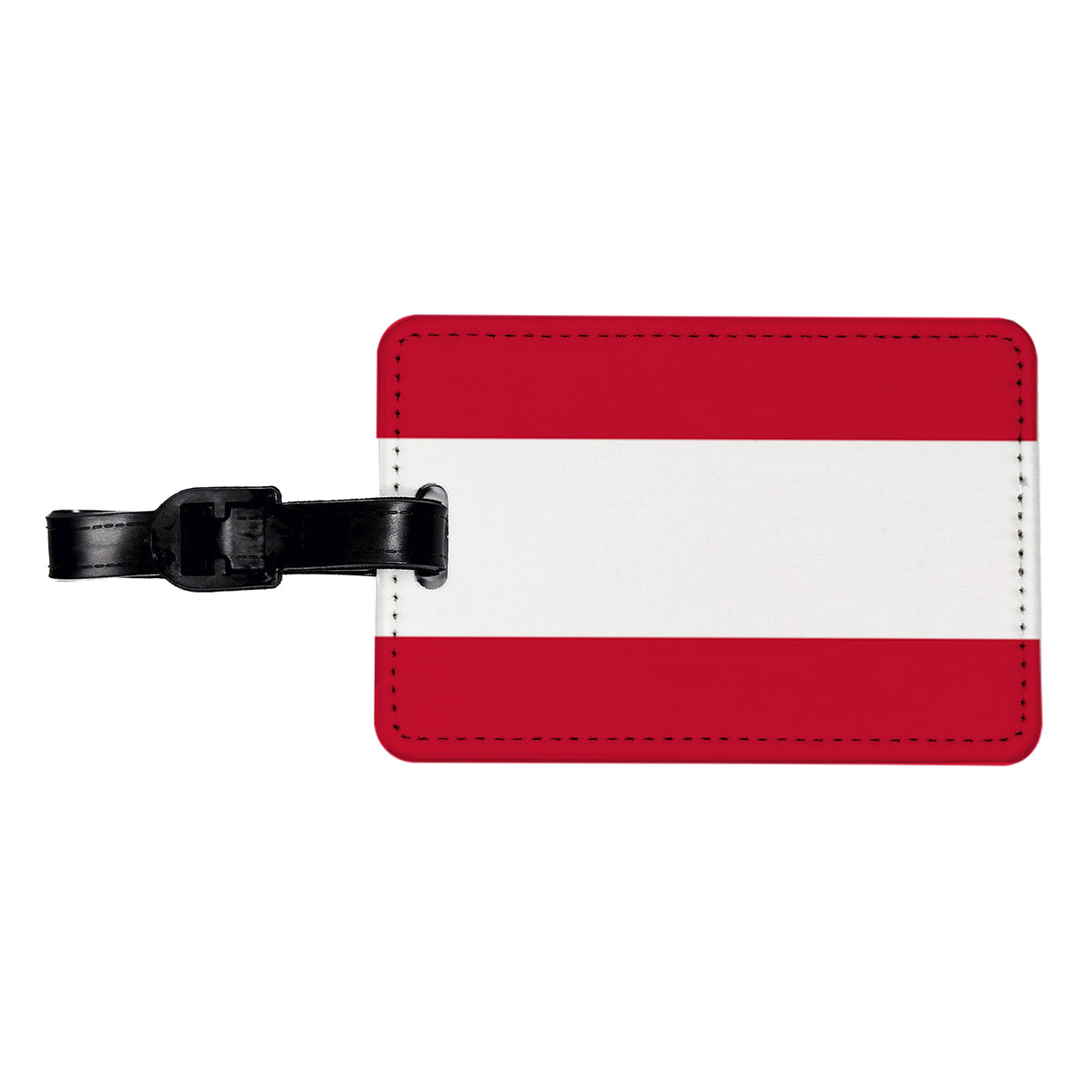 Austria Country Flag Travel Faux Leather Luggage Tag