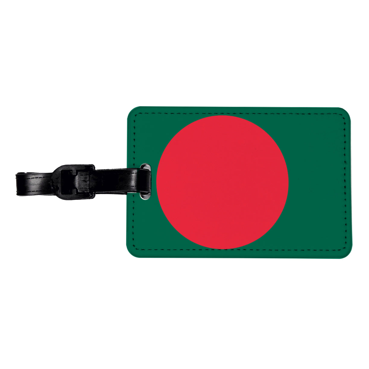 Bangladesh Country Flag Travel Faux Leather Luggage Tag