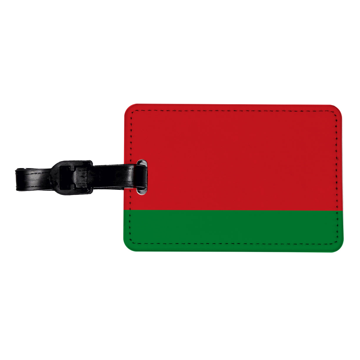 Belarus Country Flag Travel Faux Leather Luggage Tag