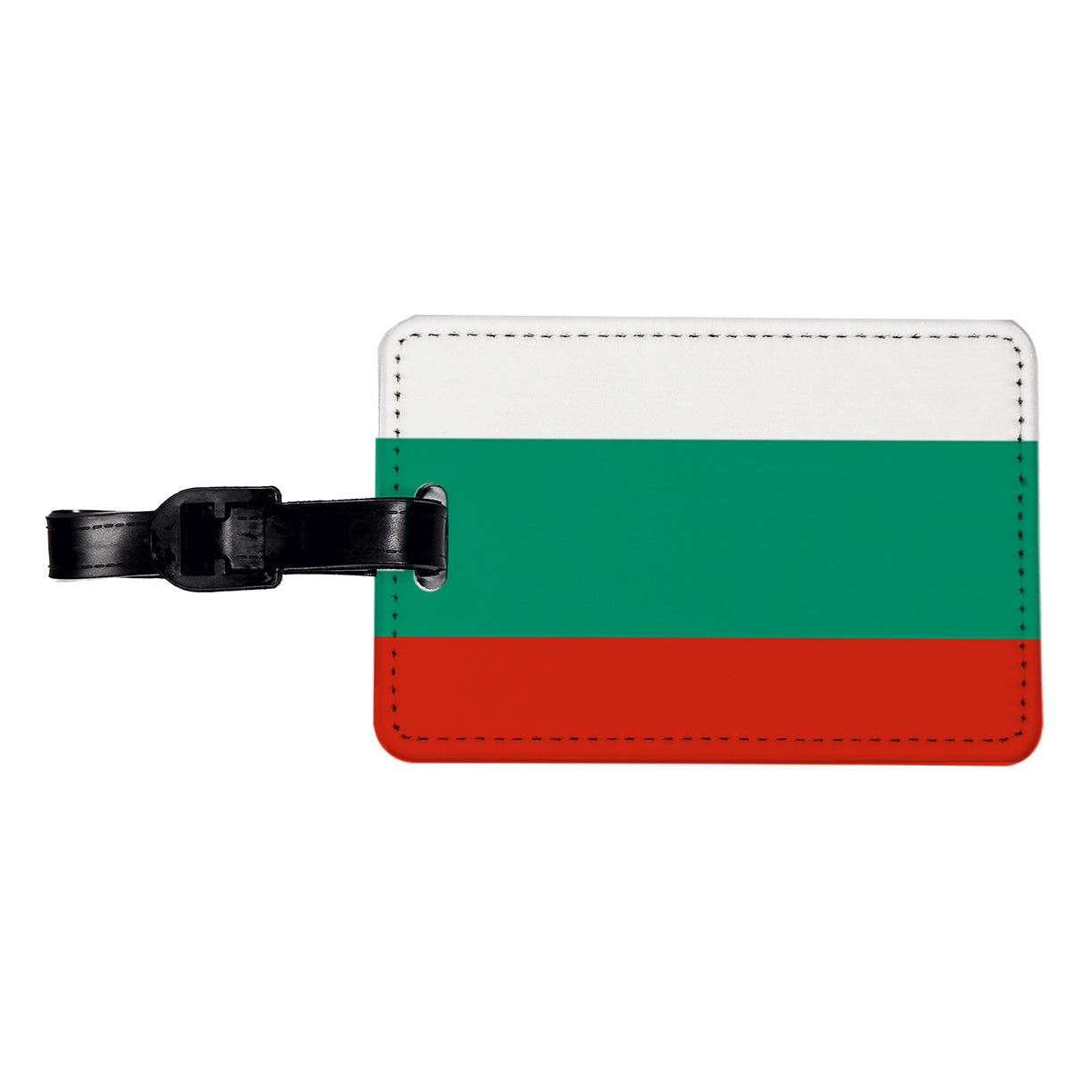 Bulgaria Country Flag Travel Faux Leather Luggage Tag