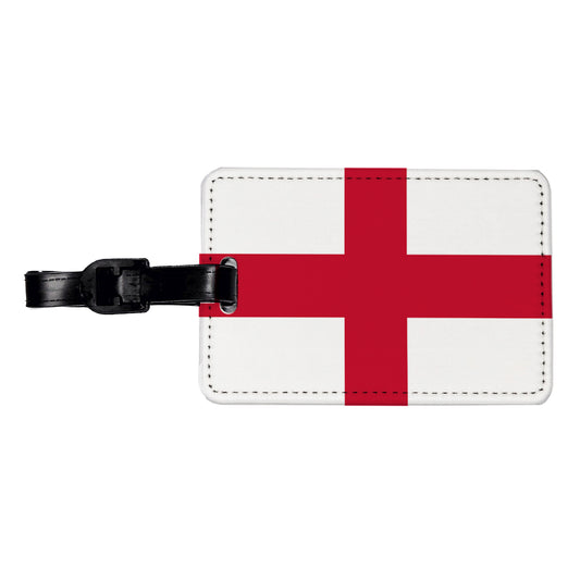 Great Britain England Country Flag Travel Faux Leather Luggage Tag