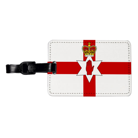 Great Britain Northern Ireland Country Flag Travel Faux Leather Luggage Tag