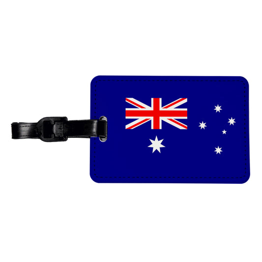 Heard Island and McDonald Islands Country Flag Travel Faux Leather Luggage Tag