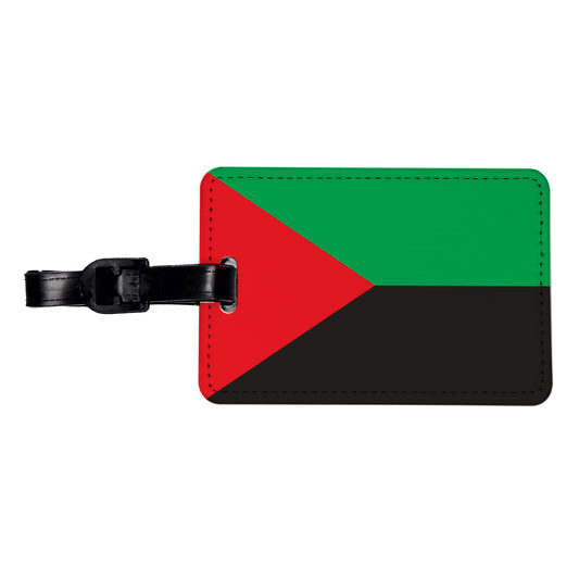 Martinique Country Flag Travel Faux Leather Luggage Tag