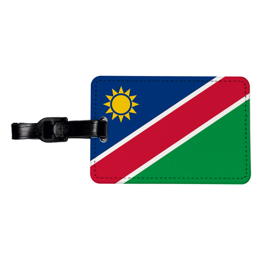 Namibia Country Flag Travel Faux Leather Luggage Tag