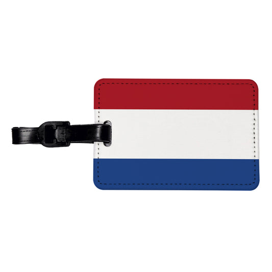 Netherlands (the) Country Flag Travel Faux Leather Luggage Tag