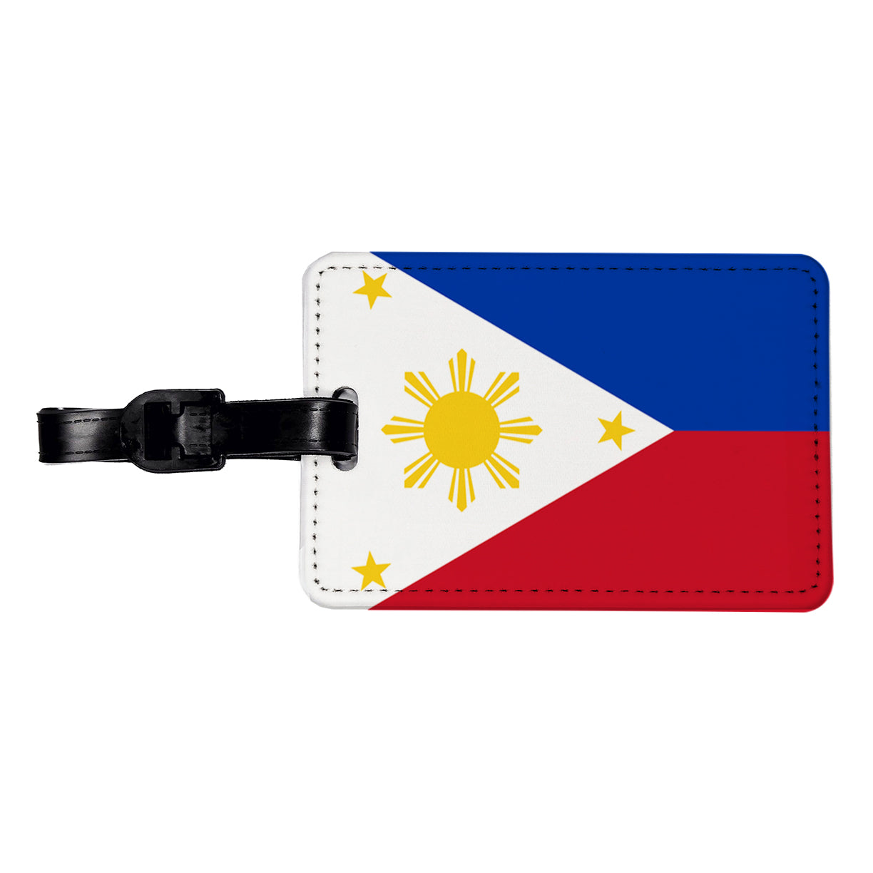 Philippines Country Flag Travel Faux Leather Luggage Tag
