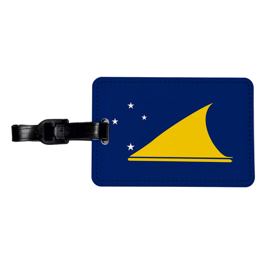 Tokelau Country Flag Travel Faux Leather Luggage Tag