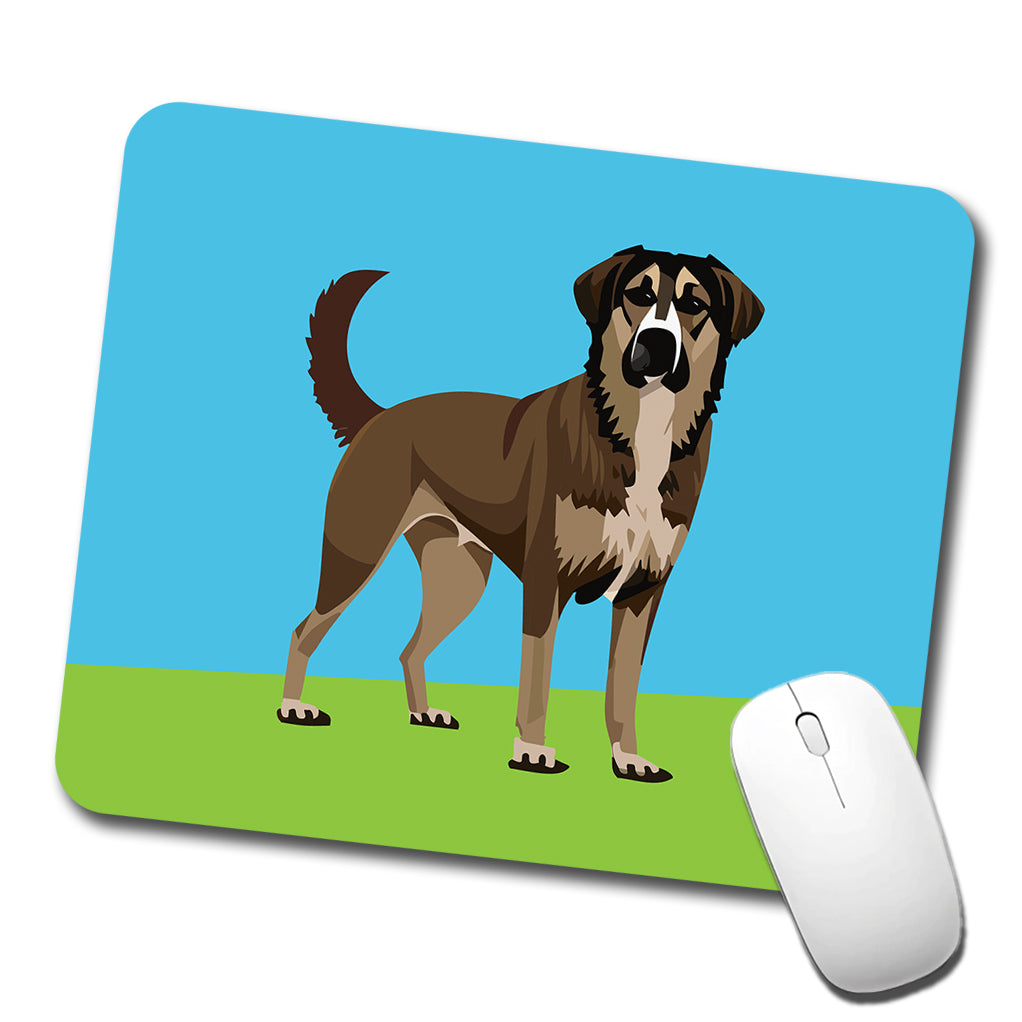 Anatolian Shepherd Dog Standing Low Profile Mouse Pad Mat