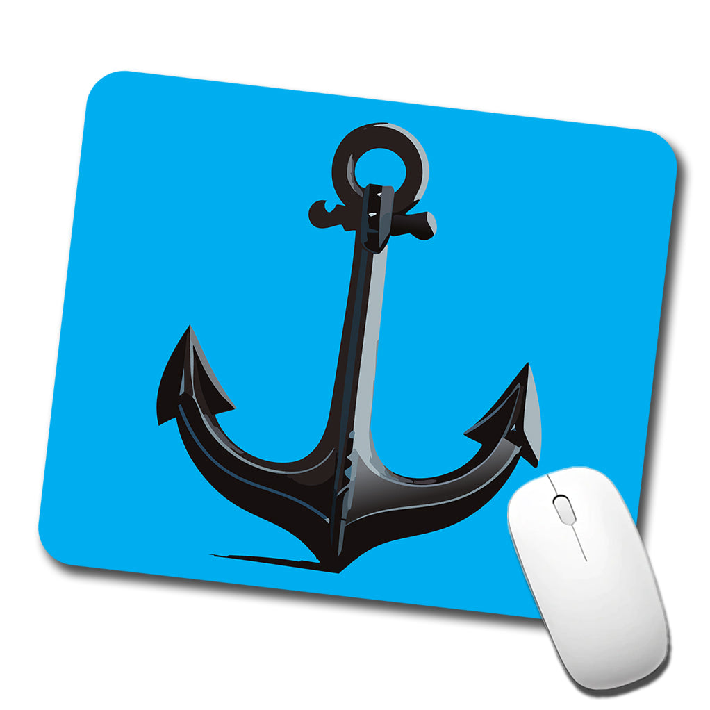 Anchor Boat Cruise Ship Sailing Low Profile Mouse Pad Mat