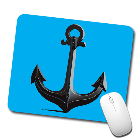 Anchor Boat Cruise Ship Sailing Low Profile Mouse Pad Mat