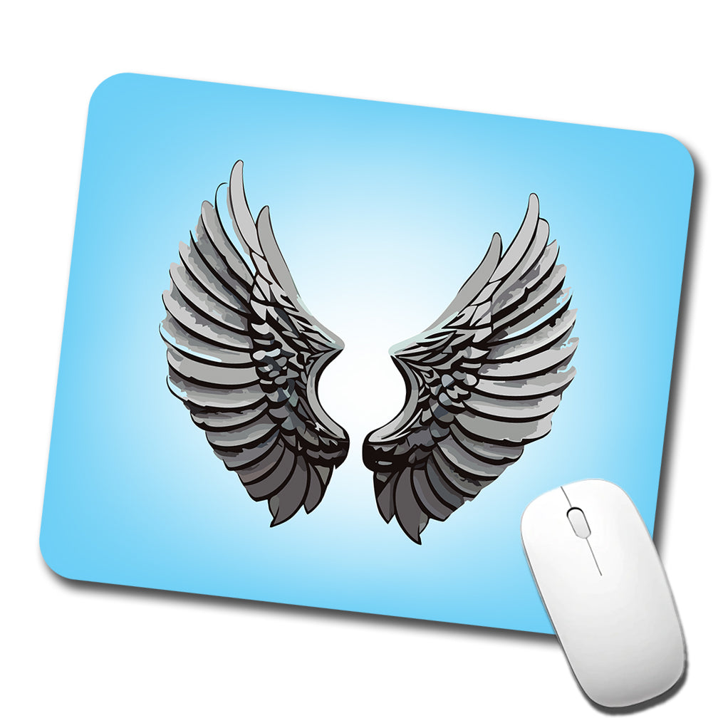 Angel Wings Pair Low Profile Mouse Pad Mat