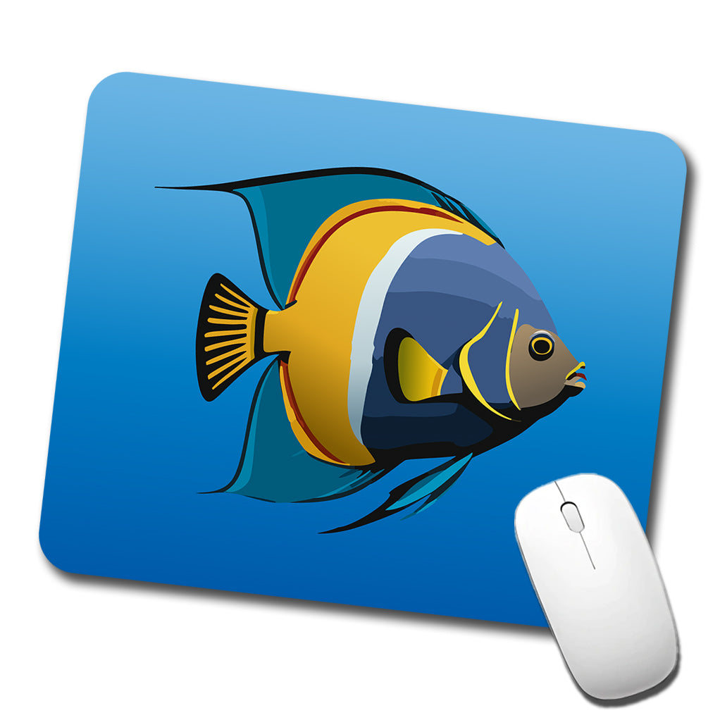 Angelfish Angel Fish Ocean Fresh Water Low Profile Mouse Pad Mat