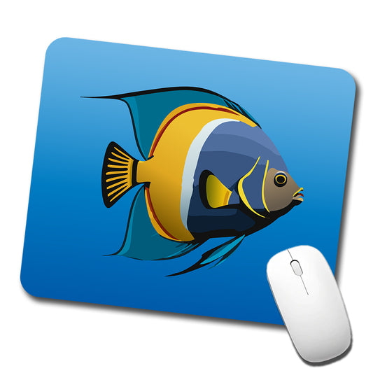 Angelfish Angel Fish Ocean Fresh Water Low Profile Mouse Pad Mat