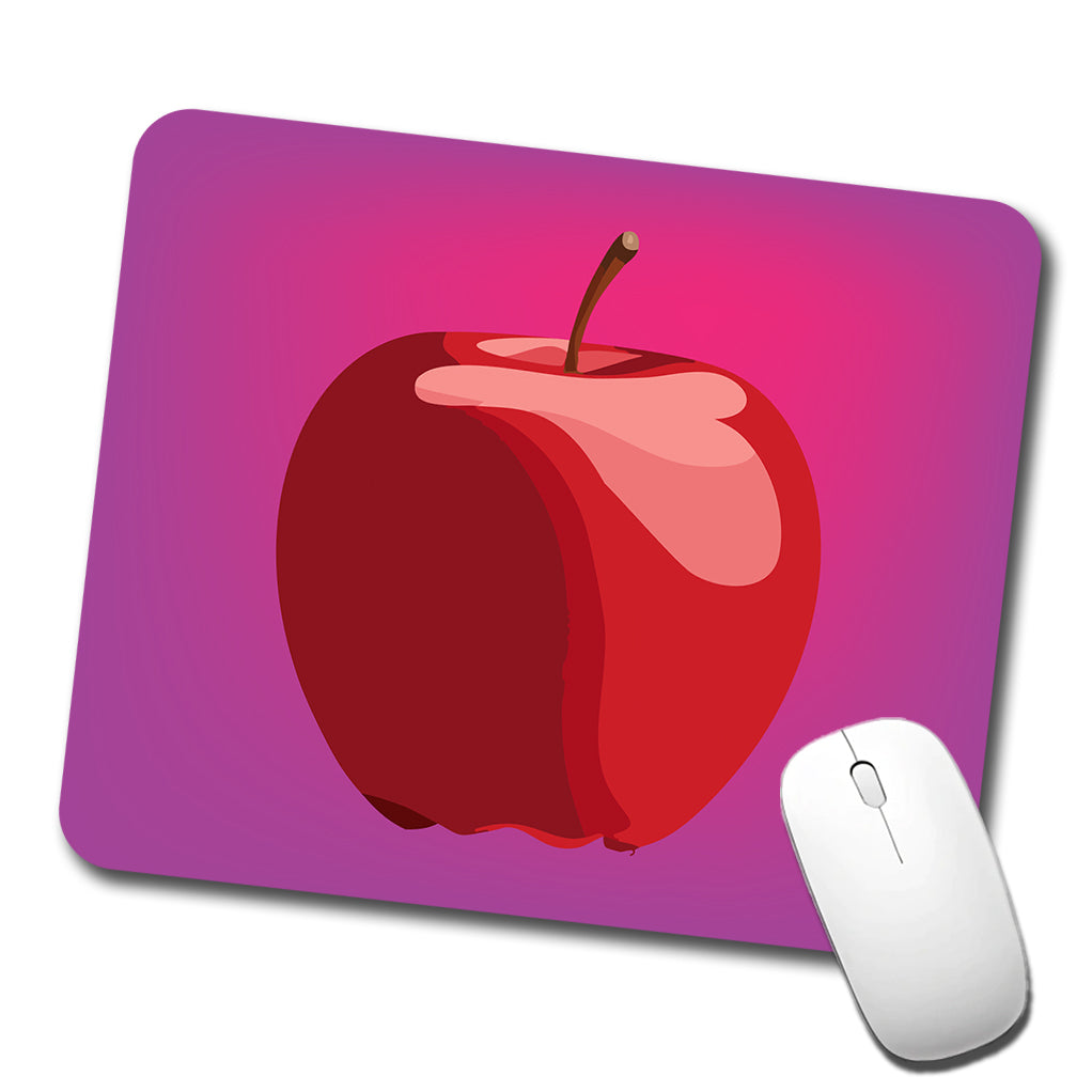 Apple Red Fruit Low Profile Mouse Pad Mat