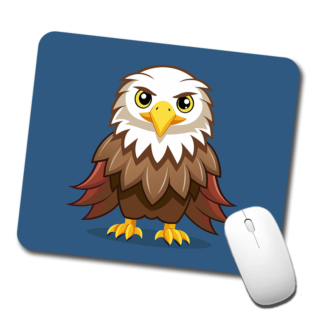 Bald Eagle Bird Cute Low Profile Mouse Pad Mat